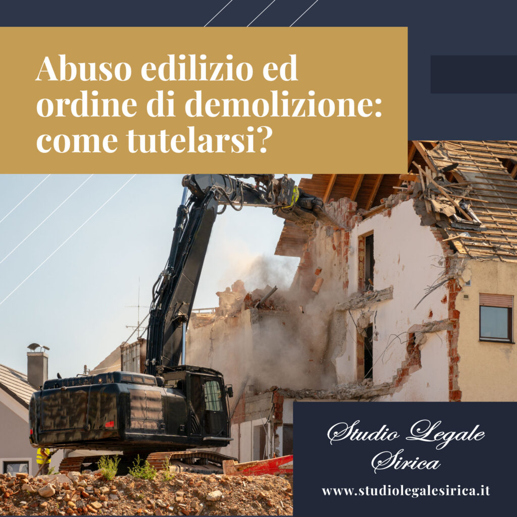 ricorso contro demolizione immobile
